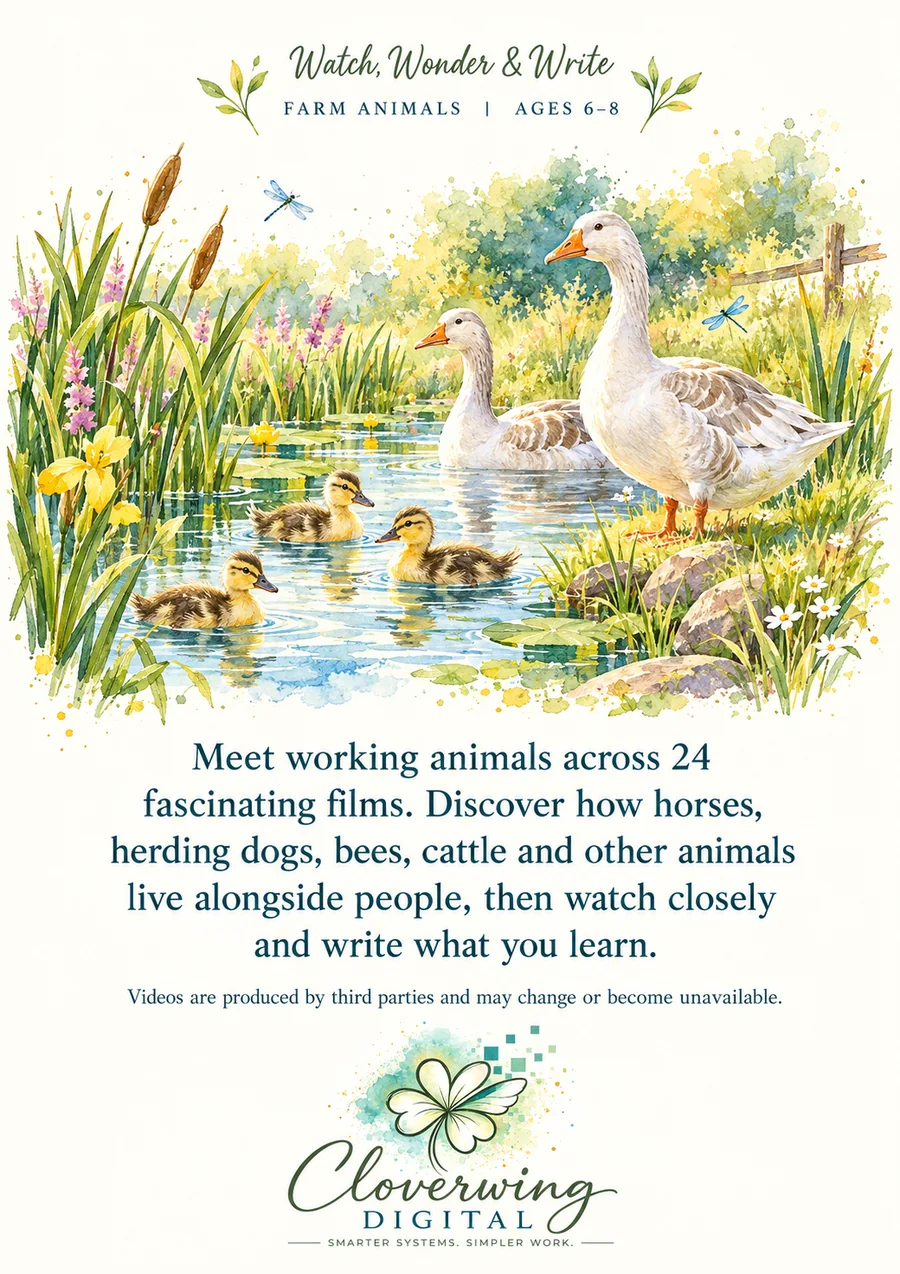Back cover of Farm Animals Workbook, Ages 6–8
